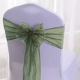 thumbnail image 3 of 20Pcs Organza Chair Bow Sash Decor Bows Sashes For Wedding Reception Events Banquets Decoration -Dark Green, 3 of 5