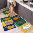 thumbnail image 3 of Alfombra de cocina antideslizante con estampado de dibujos animados, alfombra lavable para la entrada del hogar, alfombra para la puerta de la sala de estar, alfombra para el dormitorio, 3 of 5