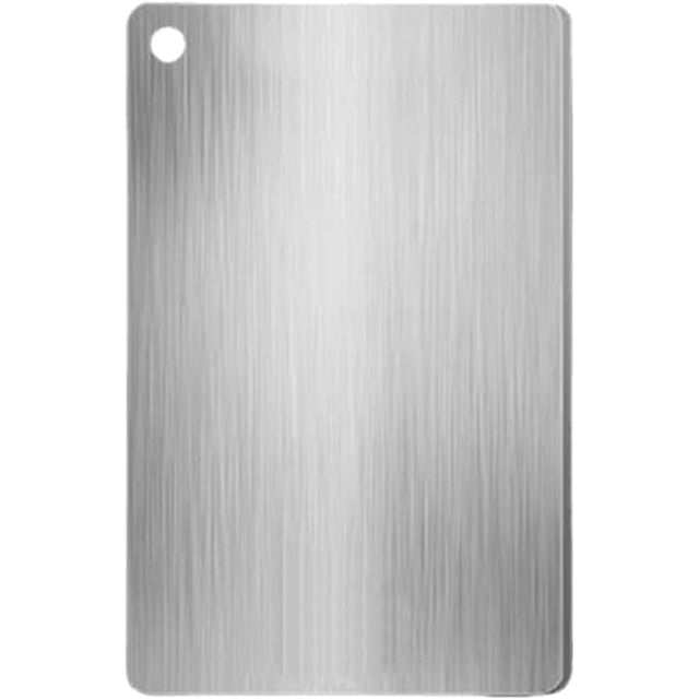 Tablas para Picar Cocina Doble Cara Acero Inoxidable Gr Alimenticio Titanium Cutting Board Portátil Fácil Limpiar Tablas Repostería Cocina Carne Verduras Pan