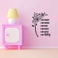 thumbnail image 3 of Holiday Gift Home Wall Decal - I am Smart I am Unique I am Kind - Inspirational Motivational Design I am Brave I am Loved Wall decal for Decoration - Size: 27 in x 34 in, 3 of 3