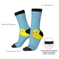 thumbnail image 4 of Logiee Cute Ducky Print Adult Socks for Men & Women,Calf Socks, Ankle Socks,Boots Socks,Breathable Casual Sock,Unisex Crew Socks, 4 of 6