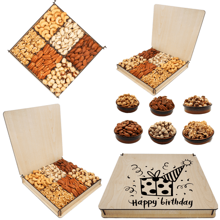 Birthday Nut Gift Baskets Healthy Box for Mothers Fathers Secret Garden s Holiday Snack Boxes