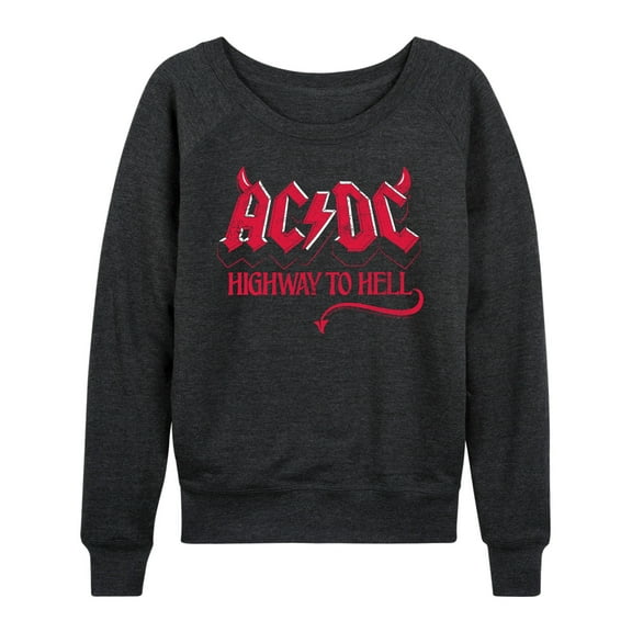 ACDC - Highway To Hell - Women's Lightweight French Terry Long Sleeve Shirt