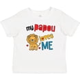 thumbnail image 3 of Inktastic Papou Loves Me Grandson Lion Boys Baby T-Shirt, 3 of 5