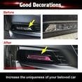thumbnail image 3 of Xotic Tech Self Adhesive Front Fog Light DRL Tint Vinyl Film, Precut Fog Lamp Light Transmission Stickers Overlay Decal Exterior Decoration Compatible with Honda Accord 10th 2018 2019 2020 (Pink), 3 of 9