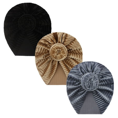 

ASEIDFNSA Beach Hat Big Boys Caps Knotted Baby Hat Kids Accessories Turban Toddler 3Pc Headwear Girls Solid Baby Care
