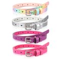 thumbnail image 7 of AWAYTR 4PCS Kids PU Leather Belts for Girls, Heart Shape Metal Buckle, Adjustable Hole Design, Cute Skinny Belt for Uniform Dress Jeans Casual Wear, 7 of 7