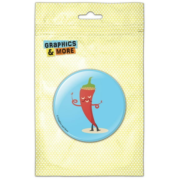 Dancing Pepper Refrigerator Button Magnet