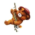thumbnail image 5 of LOVIVER Climbing Bear Sculpture Resin Statue Cute Easy to Use Decoration Bear Figurine Garden Ornament for Terrace Yard Porch Outdoor Light yellow, 5 of 8