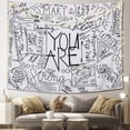 thumbnail image 2 of Black & White Large Wall Paper Decor For Dorm Bedroom Living Room, 2 of 4