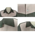 thumbnail image 4 of Nice Pattern Contrast Panel Men Shirts, 4 of 4