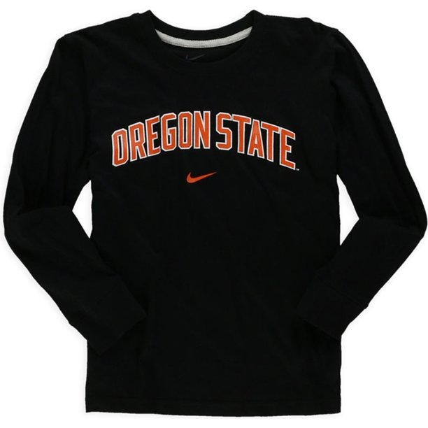 Nike Camiseta con gráfico del estado de Oregon para niños, negro, XL (18-20) Nike Camiseta gráfica