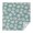 Teal Daisy Flower, variant on Teal Daisy Flower Golden Centers Pattern Square Tablecloth,Waterproof Square Table Cover,Wipeable Spillproof Washable Table Cover for Home Kitchen Party Decor 42"X42"(107x107cm)