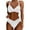 Clear, variant on Womens Bikini Sets Two Piece Push Up Bikini Set Swimsuit With Adjustable Back Closure Clear,L