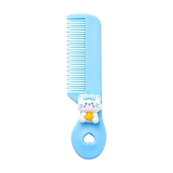 Blasgw Candy Colored Cute Mini Comb, Easy To Carry At Home, Not Harmful To The Scalp, Cute Hair Styling Tool For Children B