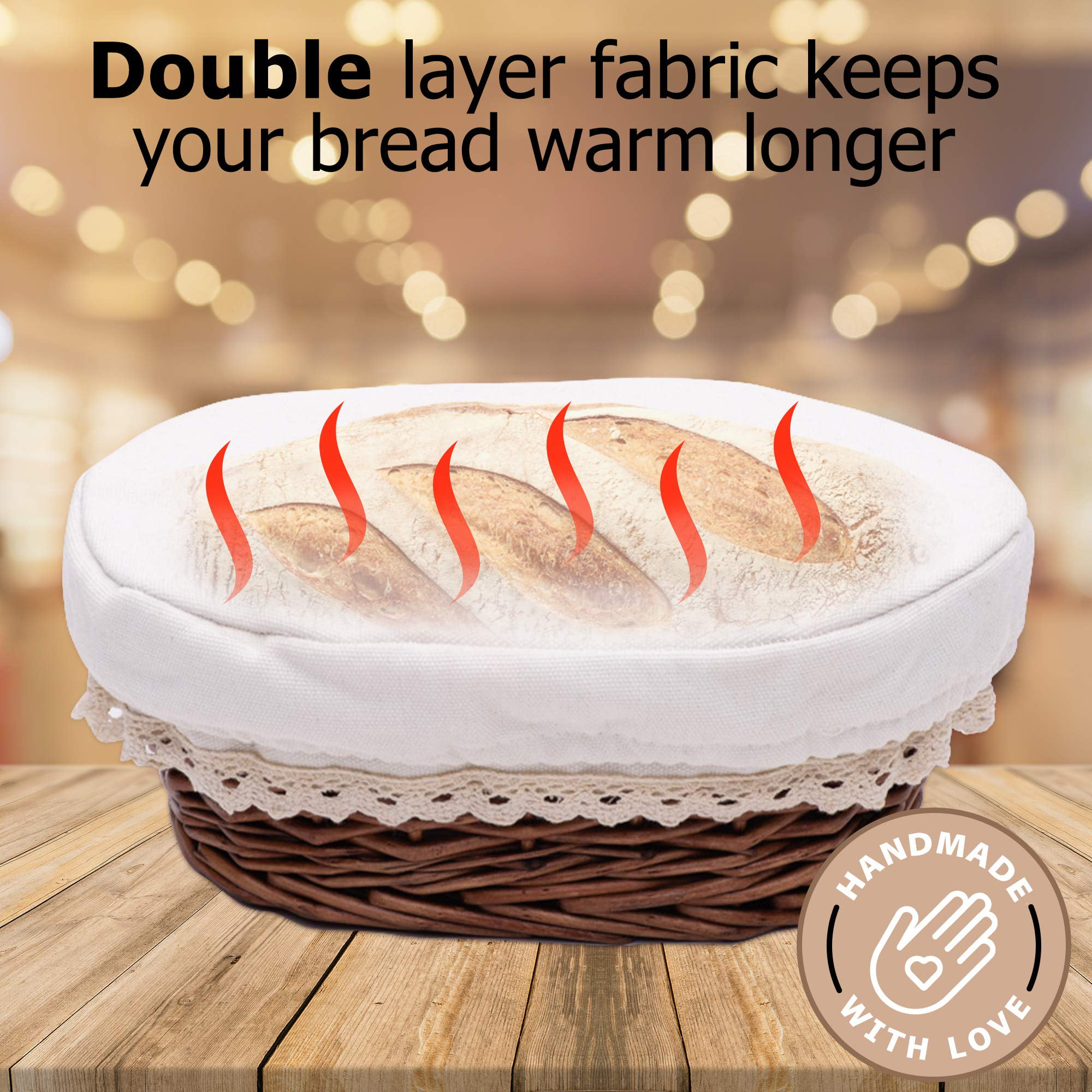 Fabric Napkin Bread Warmer with FREE pattern! - Tried & True Creative
