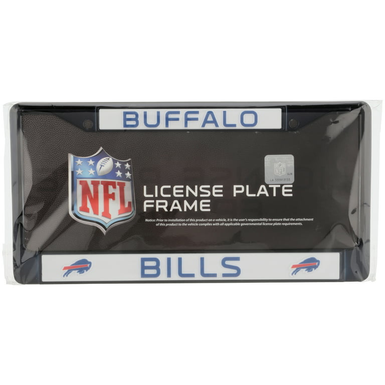  Rico Industries NFL Unisex-Adult Standard Chrome License Plate  Frame : Sports & Outdoors