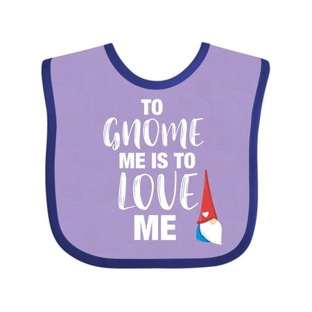 

Inktastic Gnome Me Love Me Gift Baby Girl Bib