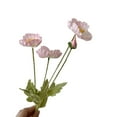 thumbnail image 2 of D-GROEE 3PCS Artificial Flowers Bundle Fake Plants Faux Silk Corn Poppy Flowers Multicolor UV Resistant Colorful Floral for Vase Arrangements Outdoor Decoration, 2 of 7