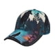 thumbnail image 1 of Fotbe Artistic Moon Valley Wolf Gorro Clásico de Béisbol, Gorra Ajustable con Broche Snapback, Gorro de Exterior de Algodón Suave, 1 of 6