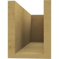 thumbnail image 4 of Ekena Millwork 6"W x 8"H x 20"L Block Woodgrain TimberThane Rafter Tail, Primed Tan, 4 of 6