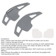 thumbnail image 4 of Steering Wheel Paddle Shifter Extensions For BMW F15 F25 F30 Aluminium Grey, 4 of 13