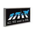 thumbnail image 4 of Stupell Industries Need Dog Music Pun Animals Painting Gray Floater Framed Canvas Art Print Wall Art, 31 x 14, 4 of 10