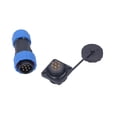 thumbnail image 2 of Aviation Power Connector, Oxidation Resistant Welding Connection Square Waterproof Plug Socket  for Communications for Electronic Equipments 2 Pin,3 Pin,4 Pin,5 Pin,6 Pin,7 Pin, 2 of 7