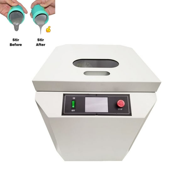 Vacuum Defoaming Centrifugal Mixer with 4 Stirring Apparatus Solder Cream Mixing Equipment