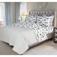 thumbnail image 3 of Flannel Sheet Set 100% Cotton Printed, Soft Heavy Weight Double Brushed Deep Pocket Sheets, 3 of 6