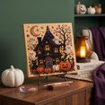 thumbnail image 3 of Halloween Diamond Art Kit Special Shaped 5D Witch Cauldron Ghost Pumpkin Diamond Art Plastic Special Shaped for Home Decor Wall Art Beginner Crafts & Seasonal Party Gifts by MPOISVA, 3 of 8