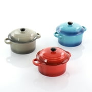 Crock Pot Pembury 4 Piece 9.6 Ounce Stoneware Assorted Casserole Dish Set