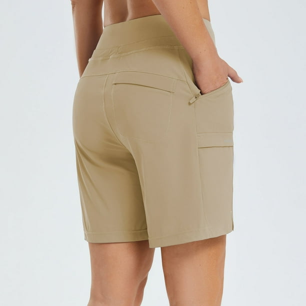 BALEAF Women's 7" Hiking Cargo Shorts Quick Dry UPF 50+ Stretch Summer