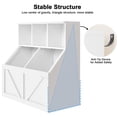 thumbnail image 7 of Kids Toy Storage Organizer, Kids Bookshelf and Toy Storage, Toddlers Bookshelf Toy Organizer for Kids Rooms Playroom Bedroom Nursery Daycare, White, 7 of 7