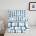 thumbnail image 5 of Erosebridal Lines Art Queen Comforter Set,Abstract Striped Comforter Sets Queen,Light Gray Reversible,3-Piece,1 Comforter and 2 Pillowcases, 5 of 7