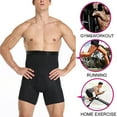 thumbnail image 6 of Men Tummy Control Shorts High Waist Slimming Underwear Compression Body Shaper Seamless Boxer Briefs, 6 of 7