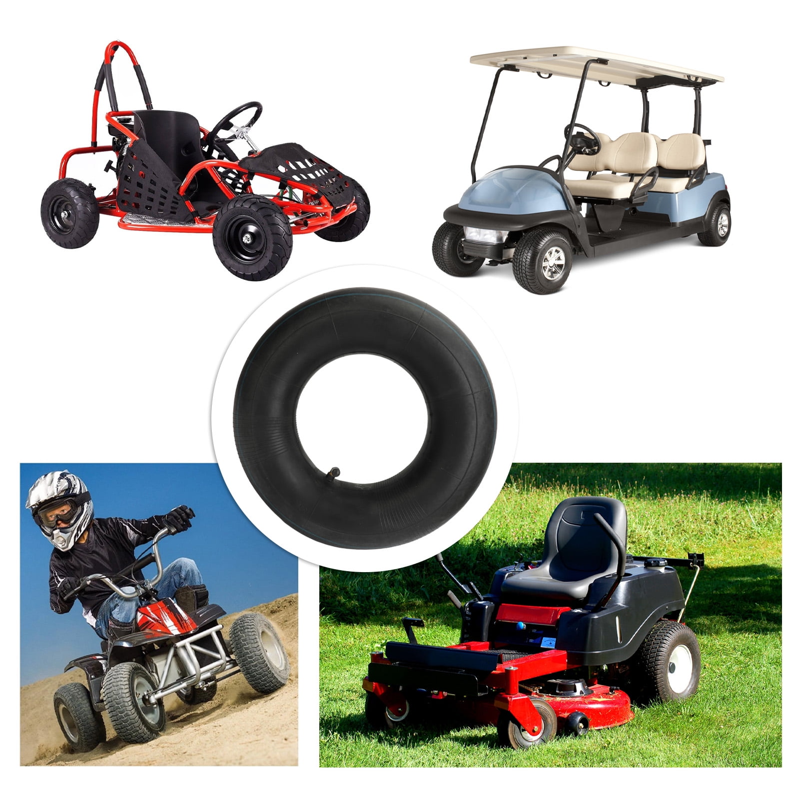 13x5.00-6 Pneu Avec Chambre à Air Antidéflagrante Pour Dirt Bike, ATV, Tondeuse à Gazon