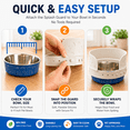 thumbnail image 6 of MessMate Gray Pet Bowl Splash Guard for Dogs & Cats, Silicone  ( Bowl Not Included), 6 of 11