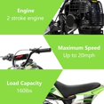 thumbnail image 4 of FRP DB001 Gasoline 49cc Motorcycle, Green, 0.27 gal, 4 of 7