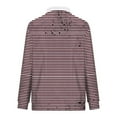thumbnail image 4 of S-4X Big & Tall Sweatshirts for Men with Front Pocket and Zipper Stand Collar Plus Size Pullover Fleece Lined Long Sleeve Stripe Warm Sweatshirt Tops, 4 of 5