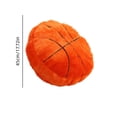 thumbnail image 3 of Sports Themed Plush Throw Pillow - Soft Filled Decorative Soccer Football Basketball Design for Living Room and Bedroom Decor, 3 of 5