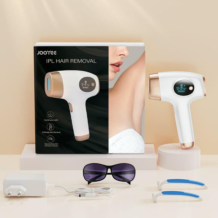 JOOYEE IPL Laser Permanent Hair Removal Upgraded to 999,900