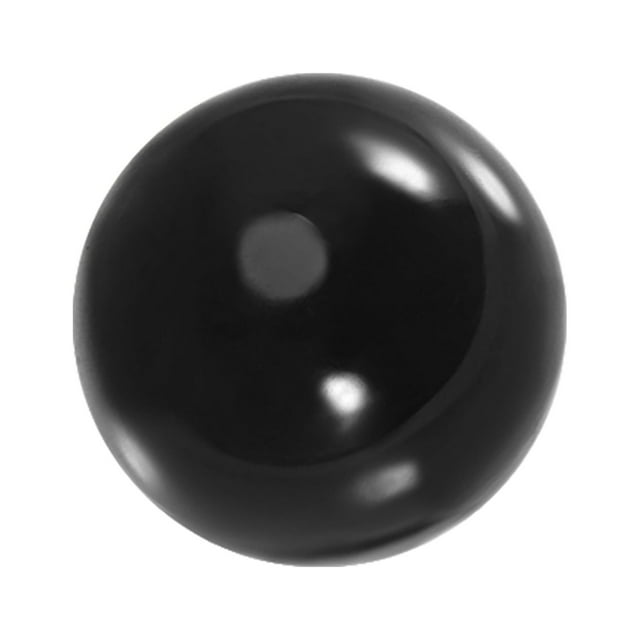 Adorno de bola de malabares de contacto de acrílico Uxcell de 1.6 pulgadas en negro