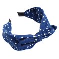 thumbnail image 2 of batmeuy Sweet Polka Dot Print Bowknot Hair Hoop Women Wide Band Cloth Headband Headwrap, 2 of 2
