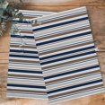 thumbnail image 4 of Grey Navy Blue Striped Kitchen Towels Set of 3, Water Absorbent Dish Towel, Farmhouse Stripes Modern Abstract Art Decorative Hand Towels - Quick Drying Cloth for Cooking Baking, 18x28 Inch, 4 of 8