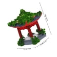 thumbnail image 2 of YSNOOWE 4Ud Estatua De Pabellón En Resina Multi Para De Jardín Y Acuario, 2 of 6