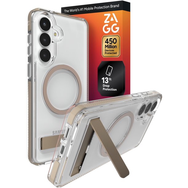 Funda para teléfono ZAGG Santa Cruz Snap para Galaxy S26+ con soporte