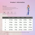 thumbnail image 7 of iiniim Women 70s Shiny Disco Prom Jumpsuit Music Festival Raves Party Hippie Costume Flared Long Pants Blue S, 7 of 7