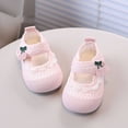thumbnail image 4 of Willtoo Baby Girls Shoes Breathable Mesh Sneakers Non-Slip Soft Sole Infant Toddler First Walker Shoes, 4 of 5