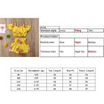 thumbnail image 4 of Toddler Kids Baby Girl Floral Halter Ruffled Tops Outfits Clothes T-shirt Tops+Pants/Shorts 2PCS Set, 4 of 5